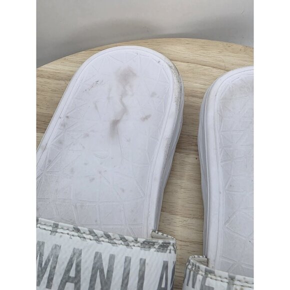 Nike Women's Benassi JDI Solarsoft Slides Size 9 White Athletic Sandals Shoes - Picture 8 of 13